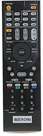 para Receptor AV ONKYO TX-NR616 7.2channels 3D 3D Plata Receptor AV Mando a Distancia RC-799 M