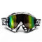 Vemar Motorradbrillen Motocross Brille Maske Enduro UV-Schutz, Skibrille Snowboard Brille Anti-Kratz Winddicht (Transparente Linsen, Mod.2)