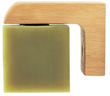 Beauty and the Bees Air Dry Magnetic Soap Holder in-Shower Storage for Soaps Bars - No More Soggy Soaps - Wooden Soap Dish Dispenser Bath Kitchen & Shower