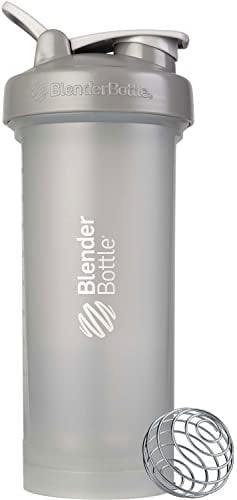 Blender Bottle Classic V2 Shaker-Flasche perfekt für Protein-Shakes und Vor-Workout, 1,2 l, Kieselgrau
