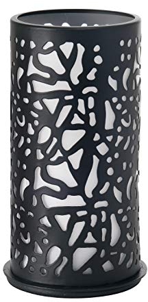 DUNI 186424 Kerzenhalter, Metall, 140 x 75 cm, drehbar, schwarz