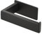 KES Toilet Roll Holder Self Adhesive Bathroom Paper Tissue Dispenser Stick on Wall Mounted Stainless Steel 18/8 Loo Roll Holder Black, A23571DM-BK