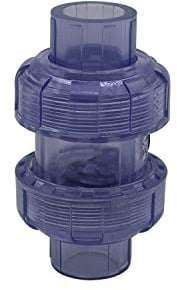 Clapet anti retour pvc diamètre intérieur 20 25 32 40 50 63mm soupape vanne clapet anti refoulement vidange clapet anti odeurs piscine (Diamètre Intérieur 20mm)