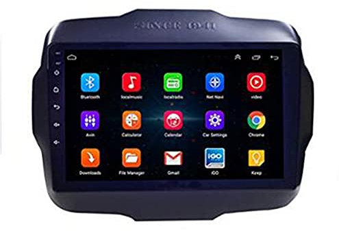 HP CAMP 10 Pollici in Dash Car Stereo Android 8.1 per Jeep Renegade 2016-2020 Andriod USB Mirror Link Steerling Wheal Control WiFi 4G FM,4G WiFi 1G+16G