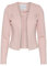 ICHI IHKATE SHORT BL Damen Blazer Kurzblazer Jacke Kurzblazer mit Stretch, Größe:XS, Farbe:Rose Smoke Melange (1415061)
