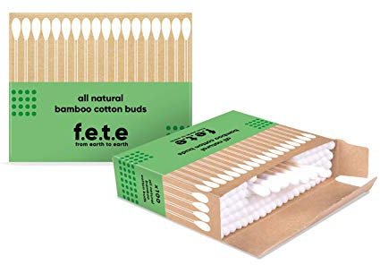 f.e.t.e | Cotons-tiges en bambou | Biodégradables et compostables | Durable | Vegan