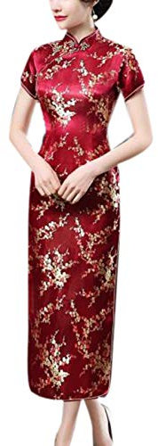 keepmore Chinois Style Qipao pour Femmes, Longue Robe Plus Size Cheongsam Robe de soirée Qipao pour Mariage