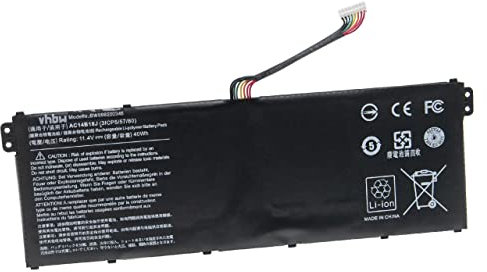 vhbw 1x Akku kompatibel mit Acer Travelmate B115-MP, B115, B115-M B115-MP, P236, X349, P276 Notebook (3500 mAh, 11,4 V, Li-Polymer)