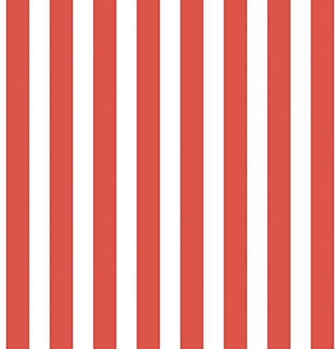 Galerie G78404 Tiny Tots 2 Regency Stripe Wallpaper, Red, 10m x 53cm
