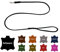 Hundeleine Fettleder kleine Hunde/große Hunde MIT Handschlaufe Made IN Germany 1m - 5m (4,0m X 8mm, Schwarz)