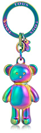 TOUS LLAVERO OSO TEDDY BEAR IRISCENTE, Damen Schlüsselanhänger, Iridiscente, Talla única -