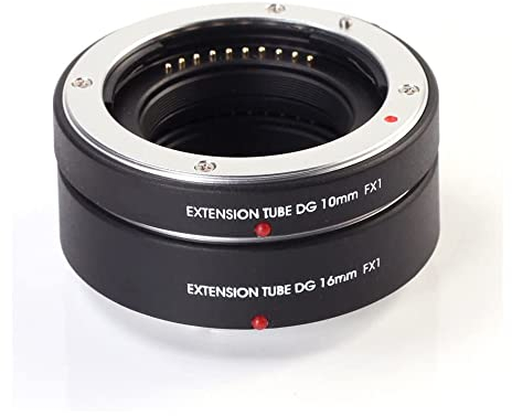 Hersmay Autofokus Makro Zwischenringe Extension Tubes für Fujifilm FX X-H1 XT1 XT2 XT4 XT5 XT10 XT20 XT30 X-T200 X-T100 X-E3 X-Pro1 X-Pro2 X-A2 X-A3 X-A5 X-A10 XA20 XE1 XE2 XE2S