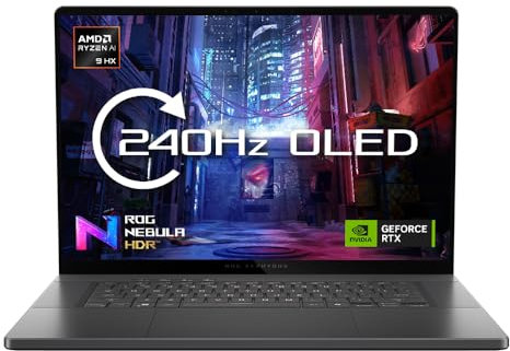 ASUS ROG Zephyrus M16 GA605WV 16.0' WQXGA 240Hz 500nits OLED Gaming Laptop (AMD Ryzen AI 9 HX 370, NVIDIA GeForce RTX 4060, 32GB RAM, 1TB PCIe SSD, Windows 11 Home)