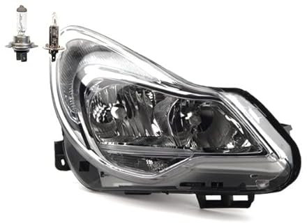 Johns, Scheinwerfer passend für Opel Corsa D 01/11- rechts + Leuchtmittel