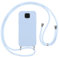 Vauki Funda con Cuerda para Xiaomi Redmi Note 9 Pro/9 Pro Max/9S 4G, Carcasa Silicona AntiChoque con Correa, Case con Ajustable Colgante Collar Cordón Suave Cuello Móvil Teléfono, Púrpura