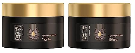 Sebastian Professional Dark Oil Hair Care | Glättet & nährt das Haar | Schwerelos | Für alle Haartypen 2 Pack