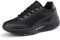 CXWRZB Damen Sneaker Plateau mit Keilabsatz Sportliche Freizeitschuhe Luftpolster Walkingschuhe Schwarz Mesh F 39 EU