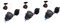 HOMSFOU 3St Auto Handy ladegerät USB-Ladegeräte duales USB-Ladegerä Ladegeräte Handyladegerät Charger Auto-Ladegerät Auto USB ladebuchse Auto USB ladegerät Wagen Steckdose