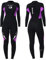 Owntop Damen Ganzkörper 3/2mm Neoprenanzug, Ultra-Stretch Langarm Winter Neoprenanzug, Rückenreißverschluss Erwachsene Neopren Surf- und Tauchanzug, Damen Violett L