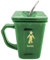 zwxqe Novelty Coffee Mug | Recycling Bin Mug | Strange Coffee Mug, Ceramic Mug with Toilet Lid, Unique Beverage Container, Quirky Coffee Cup, Trash Bin Themed Mug for Friends, Family