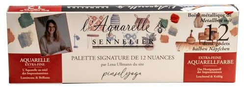 Sennelier Aquarellfarben - Signature Lena Ullmann 12 halbe Näpfchen N131613.LU
