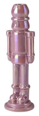 Gift Company Schiaccianoci, Kerzenhalter, Nussknacker, H24,8cm, Rainbow violett, 7,3x24,8x7,3cm