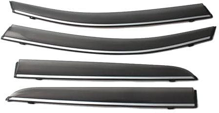 Windabweiser Autofenster für VW Amarok 2023-2024, Fensterblende, Sonnen- und Regenabweiser, Fenster-Regenschutz, Türblende