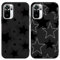 Yoedge 2 Piezas Funda para Xiaomi Redmi Note 10 / Note 10S 4G 6,43, Delgado Negro Suave Silicona Carcasa con Aesthetic Lindo Dibujos, Antigolpes Protectora Caso para Xiaomi Redmi Note 10, Estrella 2