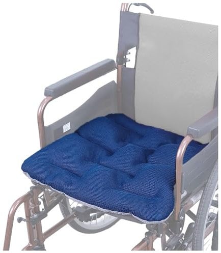 HUTRADE Rollstuhl Anti-Dekubitus Kissen, 3D Dekompressions Sitzkissen 47X47X6CM Steißbein Rollstuhlsitzkissen Abwaschbares Druckentlastungspolster - Steißbeinentlastung