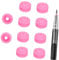 Vaguelly 10pcs Nail Art Tools Cover Dustproof Protector Caps for Nail Techs Drill Bits Cover Salon Product
