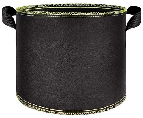 Buystarget 10L Heavy Duty Fabric Planting Pot Breathable Planter Pots Non-Woven Grow Bag, Grow Bags with Reinforced Handles Washable Durable Reusable for Vegetables Fruits Herbs Flowers Shrubs Garden