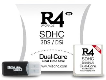Les adaptateurs SDHC et USB Pro incluent Les Jeux DS, Fonctionnent sur 3DS DSL XL/LL, Noyau déjà installé (White)