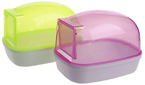 Hamster, Kleintiere, Sandbad, Bad, Badezimmer, Toilette, zufällige Farbe, Kleintier-WC, Igel-WC