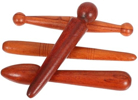 HONMEET Massagegerät Benutzerfreundlich und Komfortabler Griff 4 Stück mit Triggerpunkt Funktion für Fußreflexzonenmassage für Traditionelle Chinesische Massage Zuhause