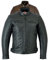 Texpeed Motorrad lederjacke herren mit protektoren - Leder mit Rautensteppung - Motorrad Mit Original Biker Rüstung (EN 1621-1) Schutz Schwarz - XXL