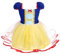 Lito Angels Prinzessin Schneewittchen Kleid für Baby Mädchen, Party Kostüm Verkleidung Geburtstagskleid, Größe 18-24 Monate 92