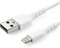StarTech.com Cable Resistente USB-A a Lightning de 1 m Blanco - Cable USB Tipo A a Lightning con Fibra de Aramida - MFi (RUSBCLTMM1M)