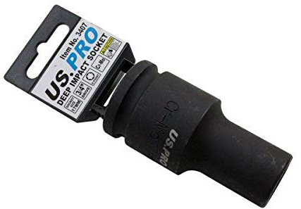 US PRO Tools Single 3/4 Dr 17MM 6PT Deep Impact Socket - 3407