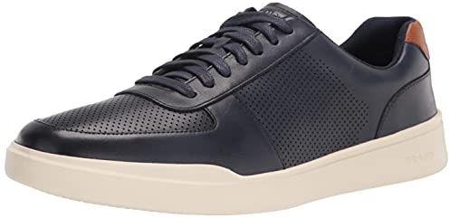 Cole HAAN Mens Grand Crosscourt Modern Perforated Sneaker, Peacoat/British TAN, 11.5-M US