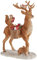Villeroy & Boch – Winter Collage Accessoires deer with woodland animals, beautiful Christmas tree decoration, polyresin, multi-coloured, 14.5 x 9 x 21 cm