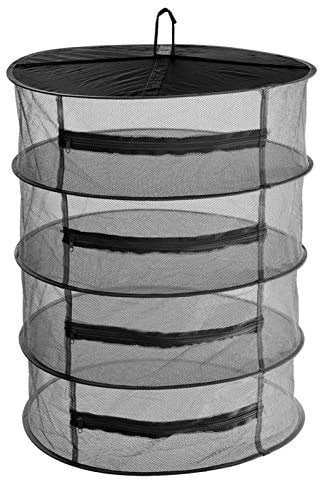 4 Layers Non Toxic Nylon Net Folding Net Hanging Drying Rack Preserve Herb Drying Rack Mesh Dryer Hydroponics Rolls 45cm/60cm