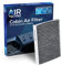AirTechnik CF11810 Innenraumfilter mit Aktivkohle, Ersatz für Fiat 500L 14–20, 500X 16–23, Jeep Compass 17–24, Renegade 15–23, Alfa Romeo Tonale 2024, Dodge Hornet 2023–2024 – 68338536AA