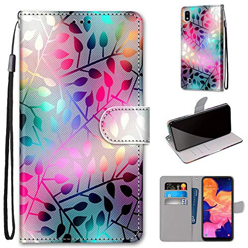 SIENIANLINE Handyhülle für Samsung Galaxy A10, Hochwertige Leder Klapphülle Handytasche Case mit Kartenfächern und Standfunktion für Samsung Galaxy A10 / Galaxy M10 Hülle