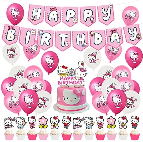 Deko Geburtstag Hello Cat Luftballons Hello Cat Luftballons Hello Cat Geburtstagsdeko Hello Cat Geburtstag Girlande Hello Cat Kuchendeckel