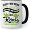 Gärtner Tasse Geschenkidee, Garten Geschenk Kaffeebecher mit Spruch lustig, Kaffeetasse Humor Witz für Gartenarbeit, Gärtnern Becher