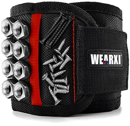WEARXI Gifts for Men, Magnetic Wristbands for Men Tools, Mens Gifts for Dad, Presents for Men, Birthday Gifts for Men, Gadgets for Men Gifts for Men Who Have Everything, Mens Gifts for Christmas