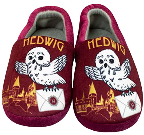Harry Potter Mädchen Hausschuhe Hedwig Rot 35