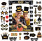 Flintronic Photo Booth Compleanno Accessori, Photo Booth Props, Carta Foto Decorazione per Festa Compleanno -Gadget 60 Anni Fai da Te