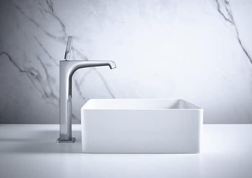 hansgrohe AXOR Citterio E Einhebel Waschtischmischer 250 ohne Zugstange für Waschschüsseln, 36104300, Farbe: Polished Red Gold