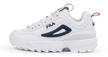 FILA Damen Disruptor CB wmn Sneaker, White Navy, 38 EU